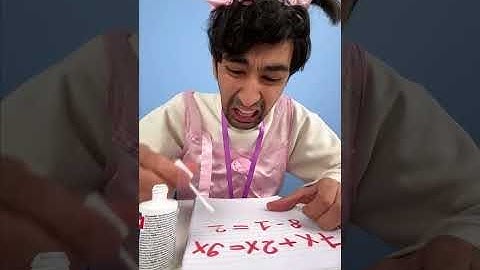 كانت قادرة على حل هذه المشكلة الرياضية 😱😵🤕