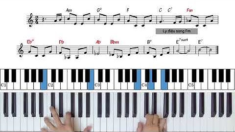 Một ví dụ về chuyển tạm (ly điệu)