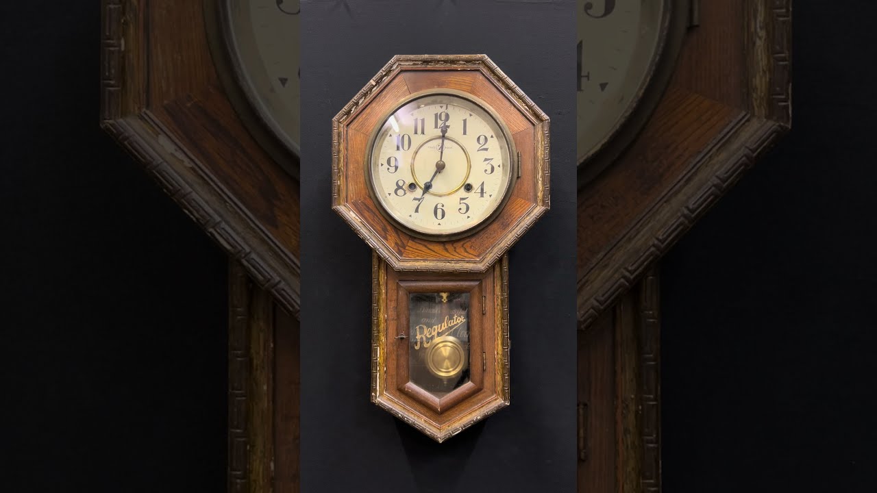 Standard Z Clock 八角時計 振り子ゼンマイ式ボンボン 鍵巻付 壁掛け