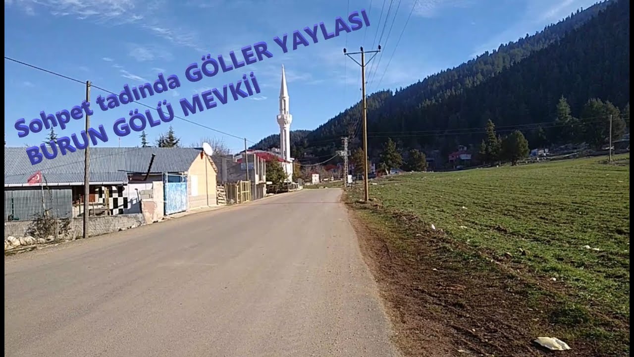 Kozan göller Yaylasında.. Burun gölü mevkii...