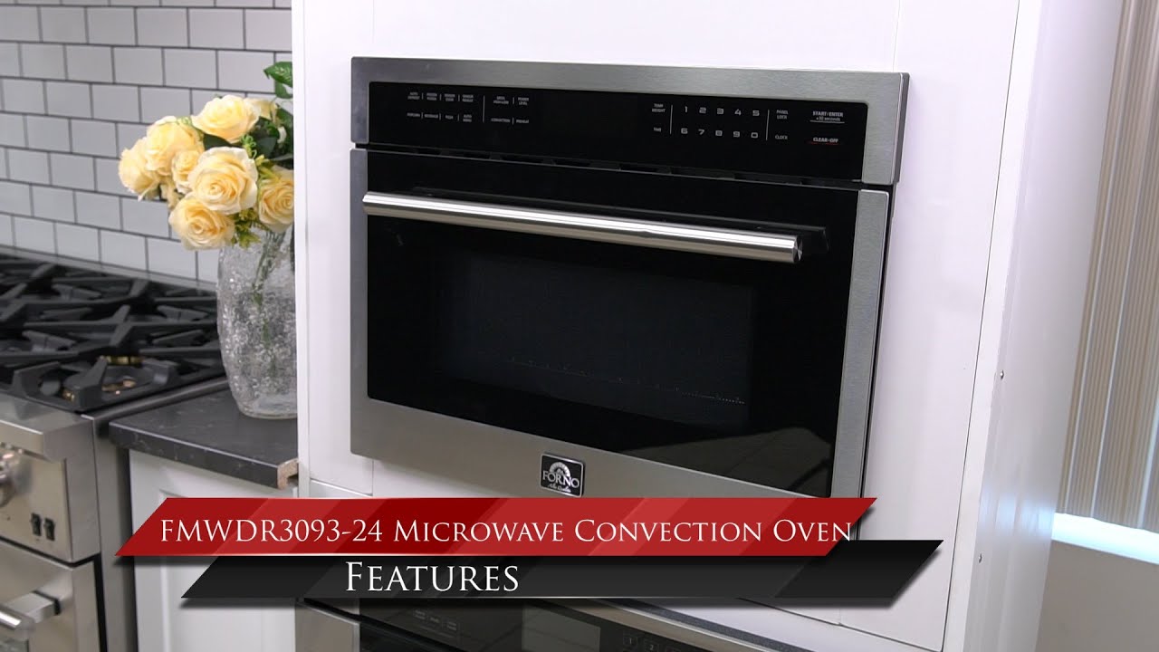 Forno: FMWDR3093-24 - 24″ Forno Microwave Convection Oven 1.6 cu.ft.