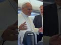 Pope responds to CNN reporter's question about Trump media ban