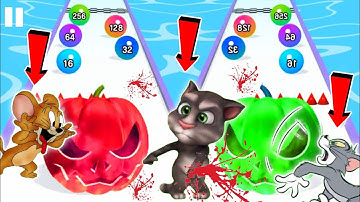 Ball Run 2048 Game All Level Walkthrough Gameplay Level ( 35 - 38 ) | Big Update