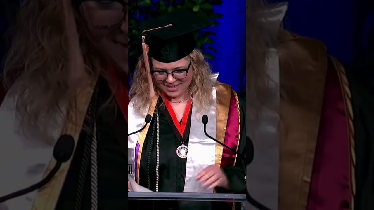 Kaitlyn McCormick at Spring 2025 Commencement