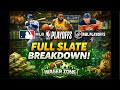 🔥 LIVE FULL SLATE BREAKDOWN! MLB ⚾️ NBA 🏀 NHL 🏒 Playoffs Picks, Predictions &amp; Best Bets 💰