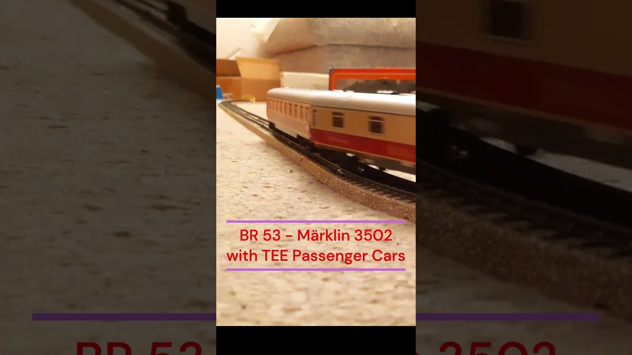 Track Sound of Class 53 Locomotive with TEE Passenger Cars! 