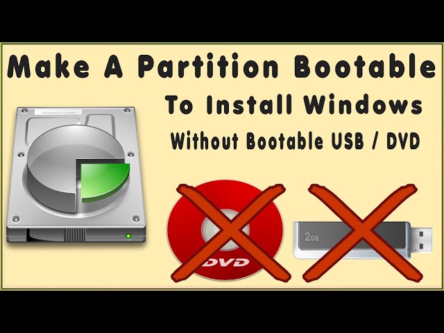 windows 10 create boot partition