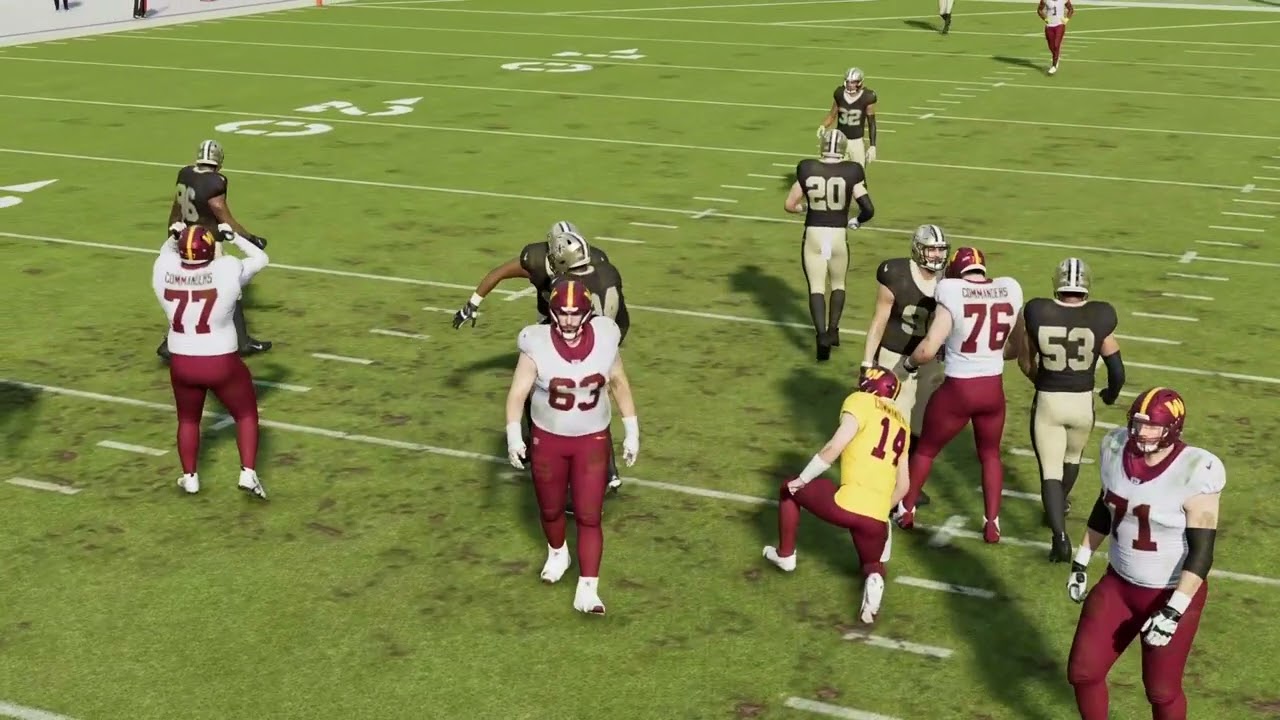 Madden 24 l LOOP zone blitz from 4-4 Formation!