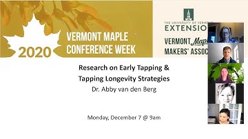 Early Tapping and Taphole Longevity Strategies Dec 2020 VT Conference
