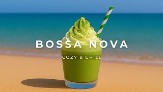Chill Bossa Nova – Beach Café | Ocean Waves 🌊| Relaxing Music for Study, Work | 1 Hour BGM