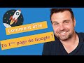 Comment tre en 1re page de google  romuald paris