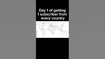 Day 1 of getting 1 subscriber from from every country #trending #geography #countrys #subscribers