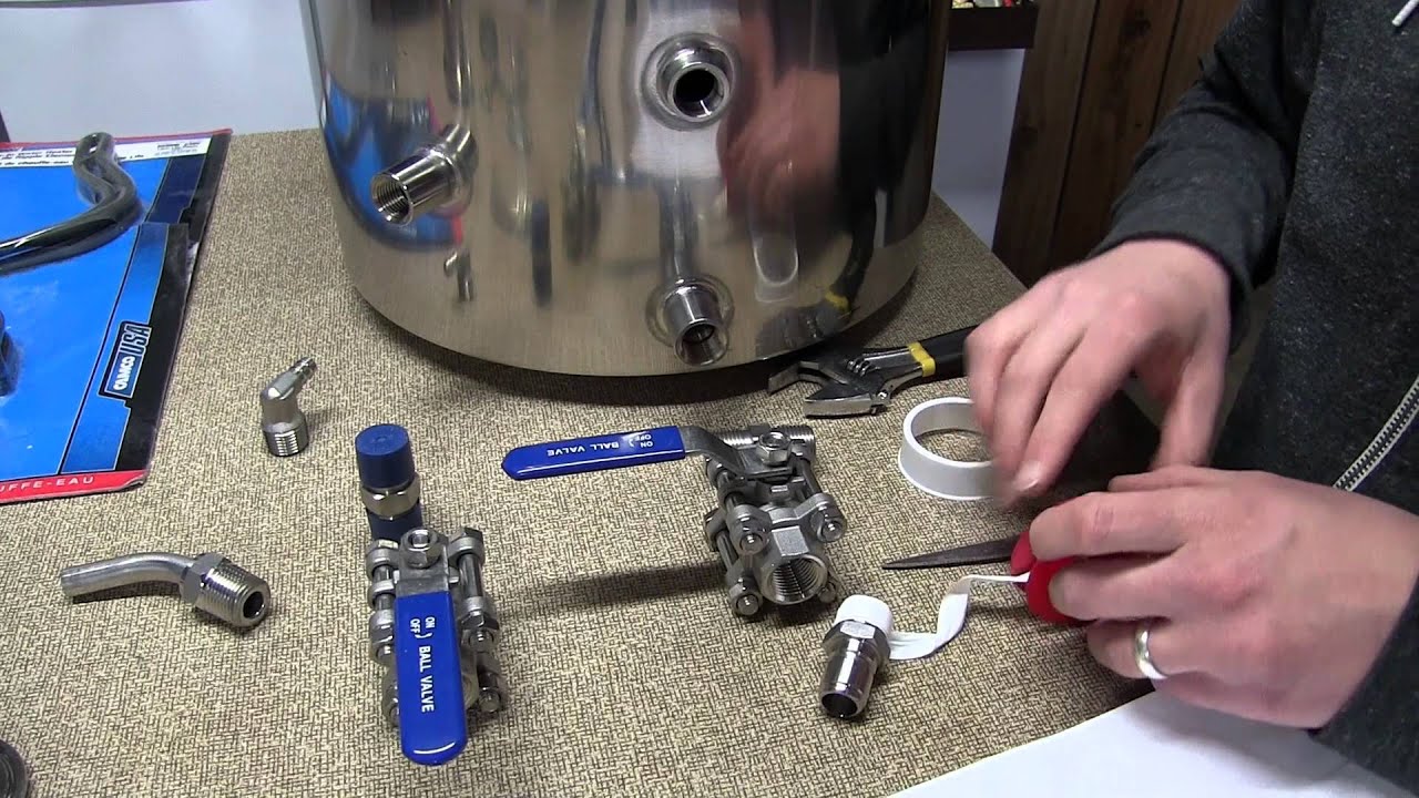 Building Up the Spike Brewing Boil Kettle YouTube