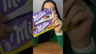Experimentando sabores milka ️#milka #milkasecretbox #chocolate