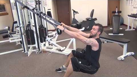 TRX squat curl
