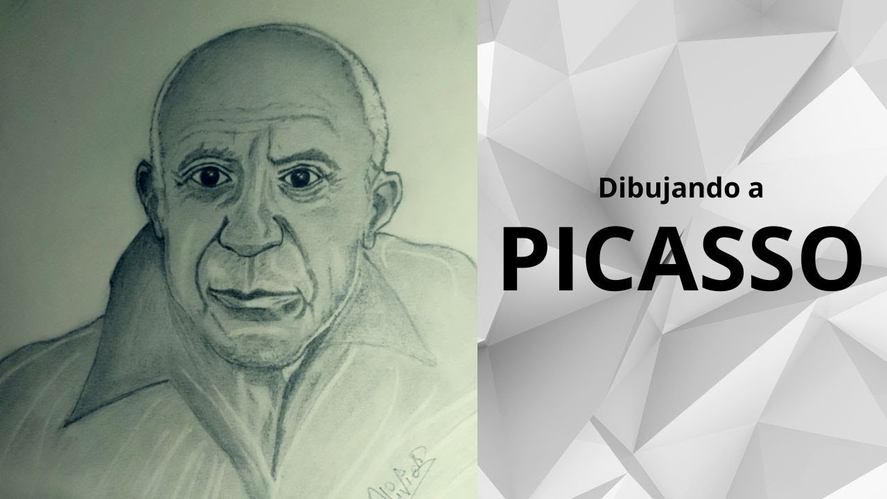 Dibujando al gran pintor español Pablo Ruiz Picasso | Dibujemos