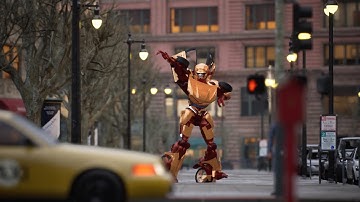 Realtime rendering in Unreal Engine 5 with the groovy Hip-hop Transformer! Gonna Make You Sweat!