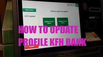 How to update your CIVIL ID profile in KFH ATM 2024 || KFH Bank (step by step)