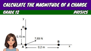 Calculate the Magnitude of a Charge (Grade 12 Physics)