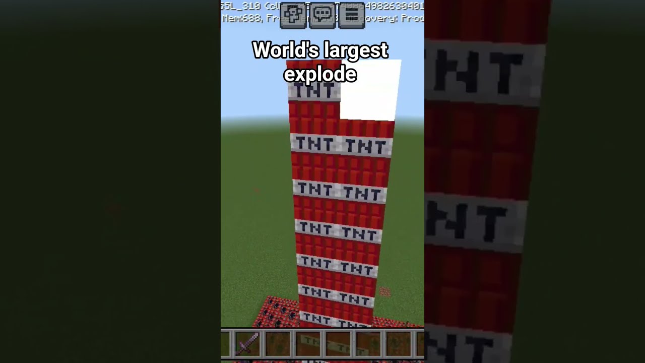 World S Largest Explode Minecraftpe Games Minecraft Gaming