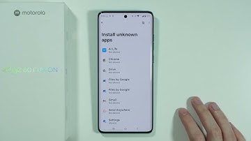 Motorola Edge 60 Fusion: Apps installeren van onbekende bronnen (Onbekende apps installeren)