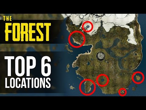 Top 6 Base Locations! The Forest - Youtube