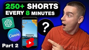 How to Create 250+ YouTube Shorts in 8  Minutes using ChatGPT & Free AI Tools (Part 2)