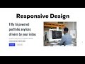 How to create responsive hero section with html & css | html css tutorial in hindi #responsivedesign
