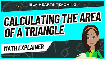 Learning to Find the Area of a Triangle - 6th Grade Math Video School Maths Kids - Calculating Area