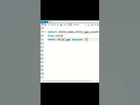 How to use BETWEEN Operator in SQL - YouTube