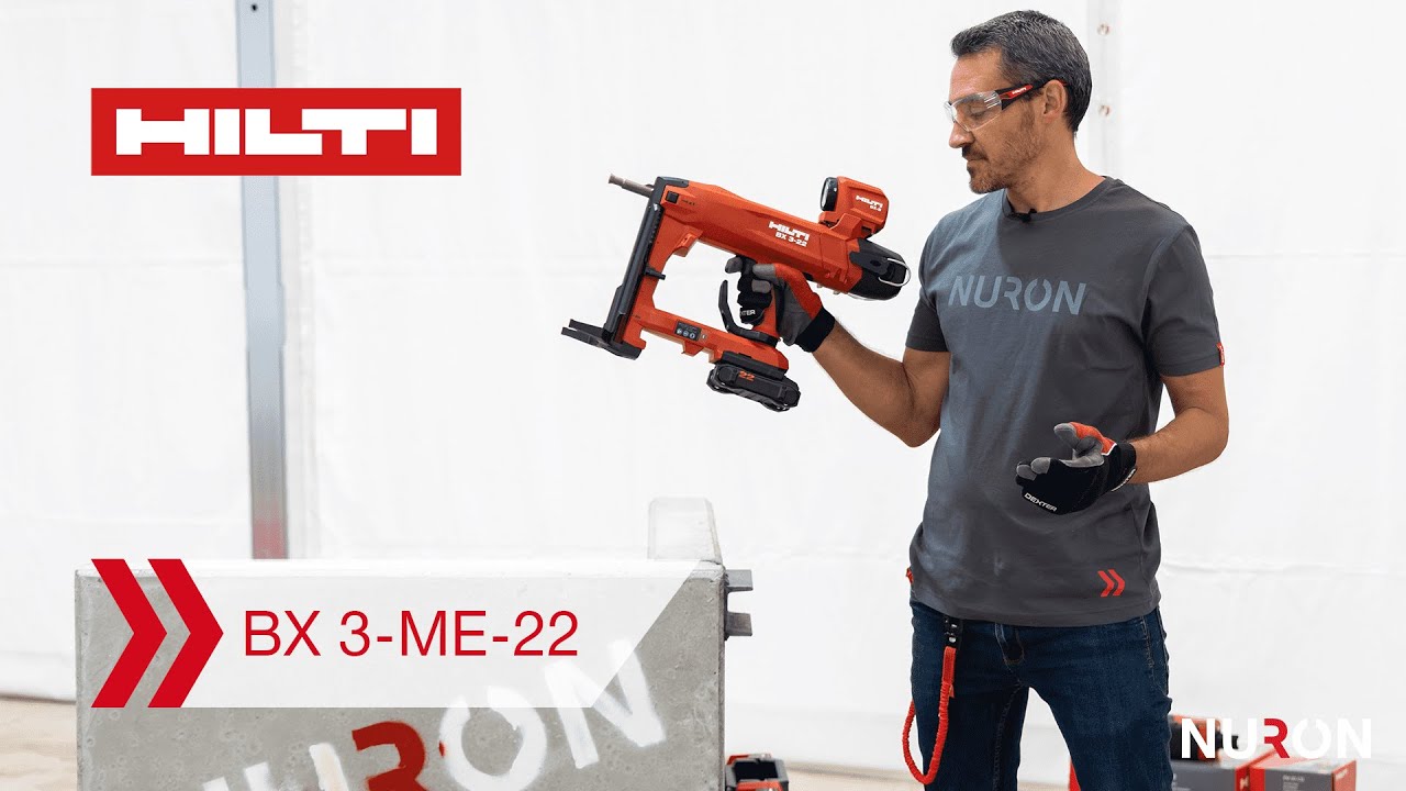 Guide d'utilisation de la cloueuse à béton sans fil HILTI NURON série BX