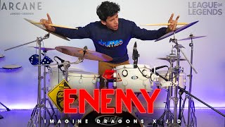 ENEMY - Imagine Dragons & JID (*DRUM COVER*) - Arcade, League Of Legends