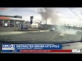 Distracted driver hits pole in Lynnwood
