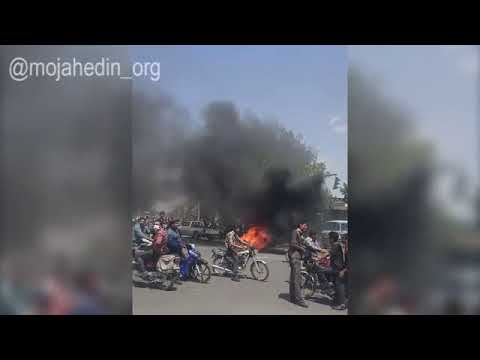 Iran-August 2, 2018-Shapour, Isfahan, protest rally