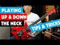 Playing Up & Down The Neck - Tips & Tricks - lesson by RJ Ronquillo