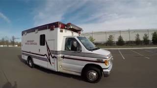 4K Review 2003 Ford E-450 7.3L Ambulance by PL Custom Emergency Virtual Test-Drive & Walk-around