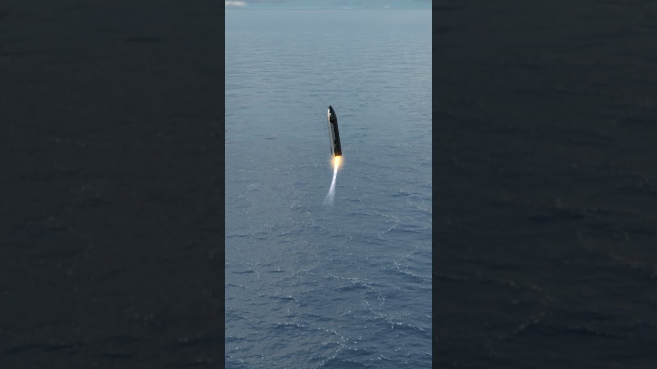 SpaceX Starship Drone Ship Landing