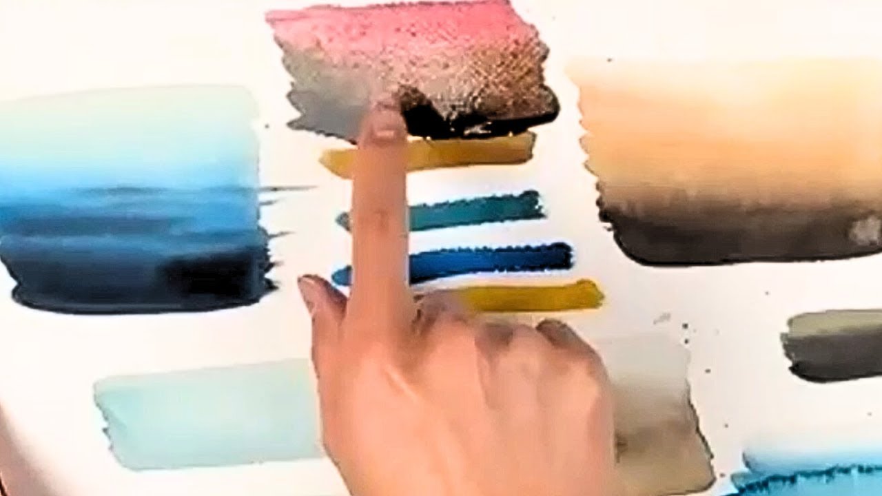 Séverine a enfin compris l'aquarelle après avoir vu ça