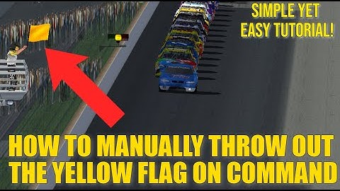NR2003 Tutorial | How to throw out the Yellow Flag/Caution on Command
