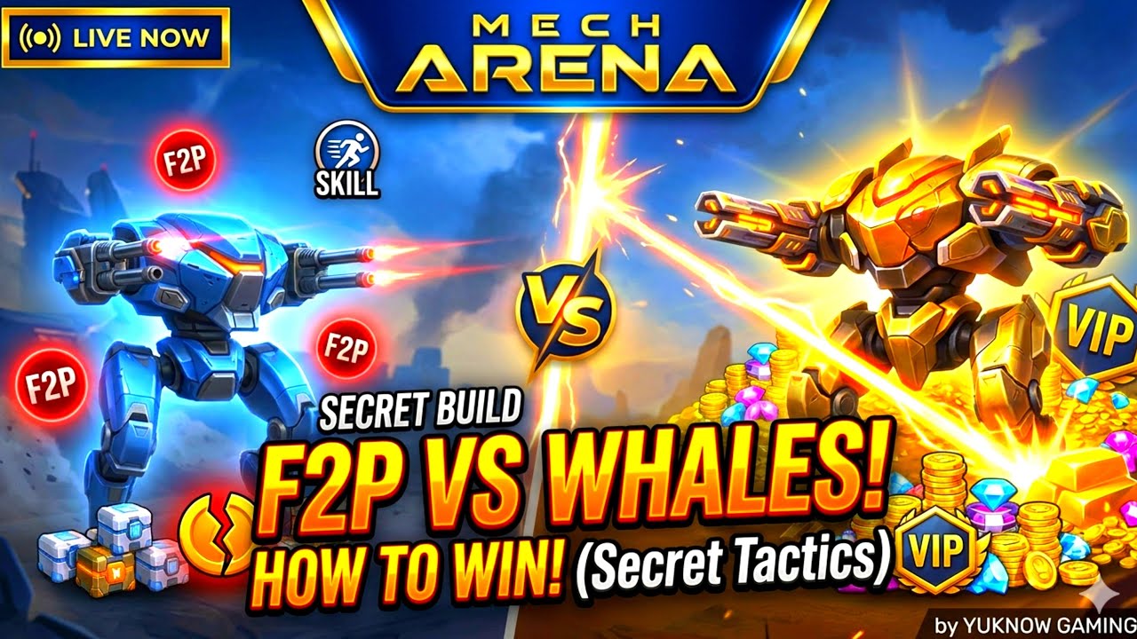 MA #7 || 🔥 Can I Reach 2nd DIVISION Today ? // F2P Here! #mecharena #mecharenalive #livestream