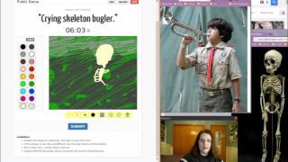 Drawception Episode 130A - Skeleton Bugler
