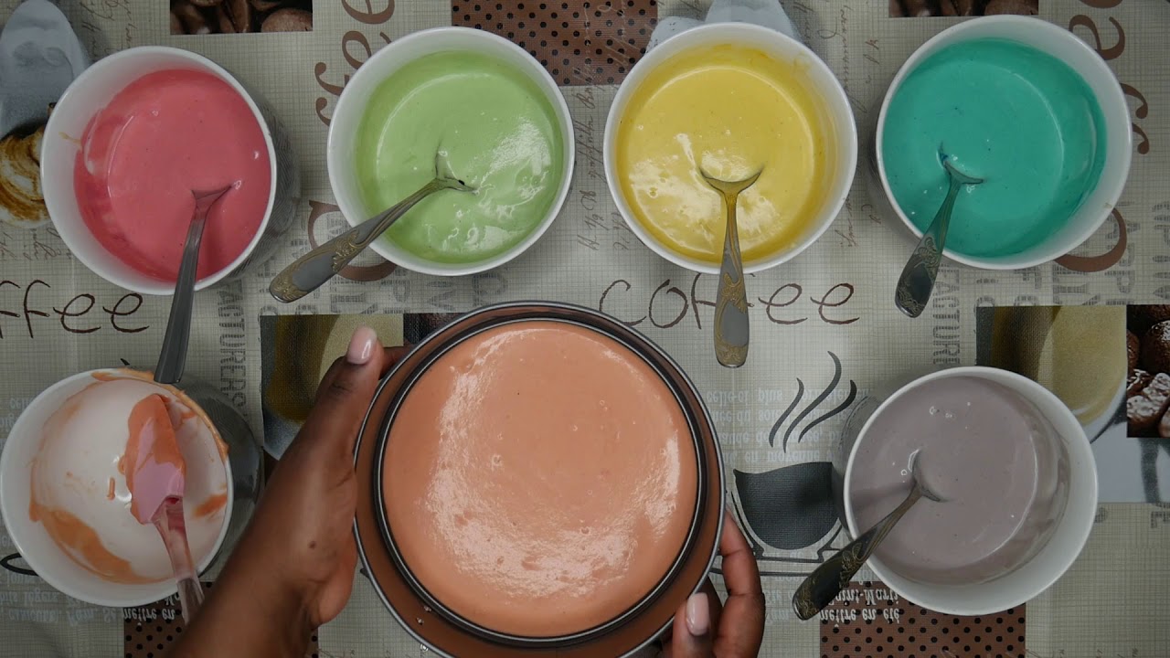 Regenbogentorte / Rainbow Cake / Geburtstagstorte