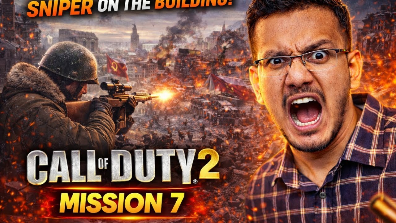 ALL OF DUTY 2 Mission 6 Comrade Sniper Gameplay Bangla | HARD Mode | Horrorops Bangla