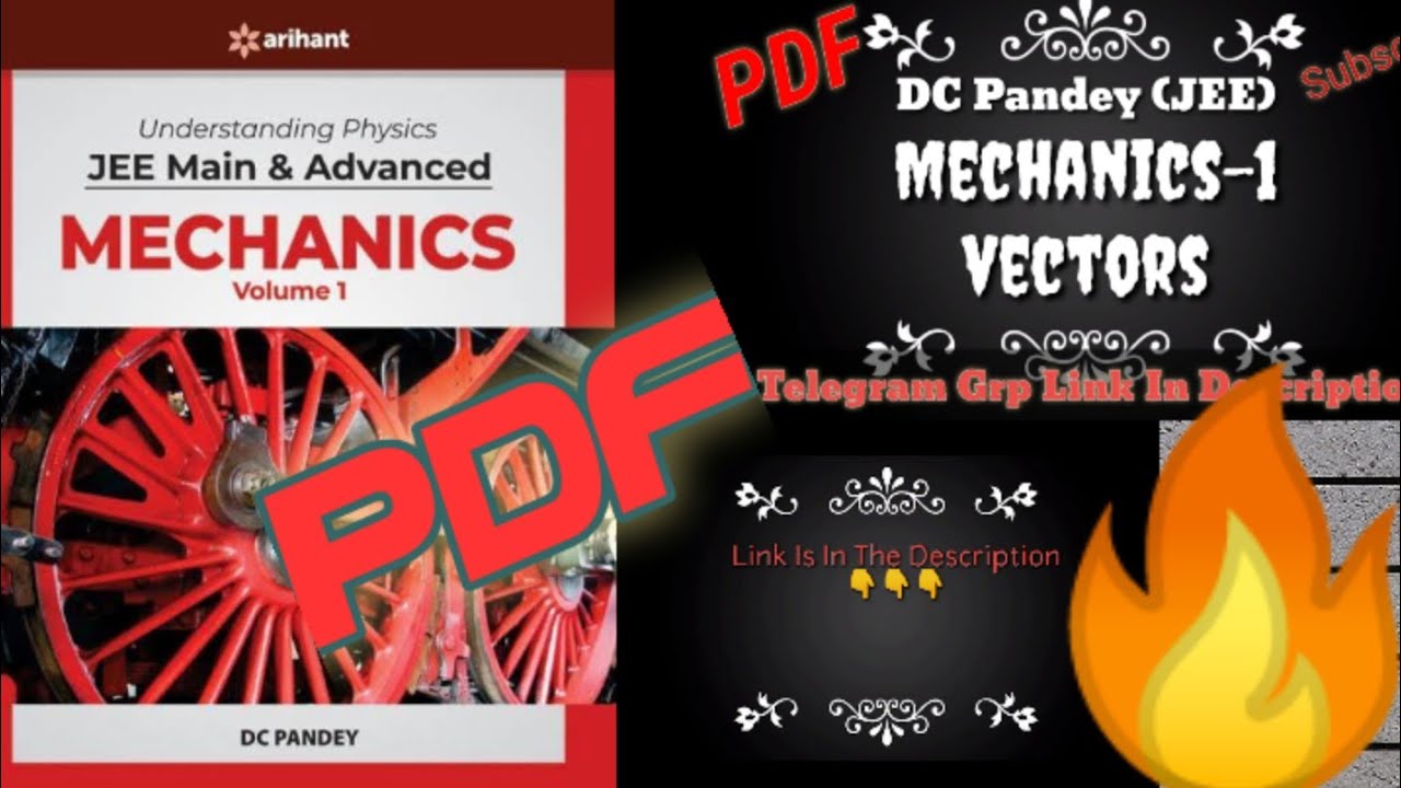 Vectors | Mechanics-1 | DC Pandey | JEE