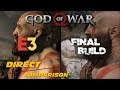 God of War - E3 vs Retail | Direct Comparison