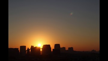 Sun rise in the darkness  - Timelapse photography