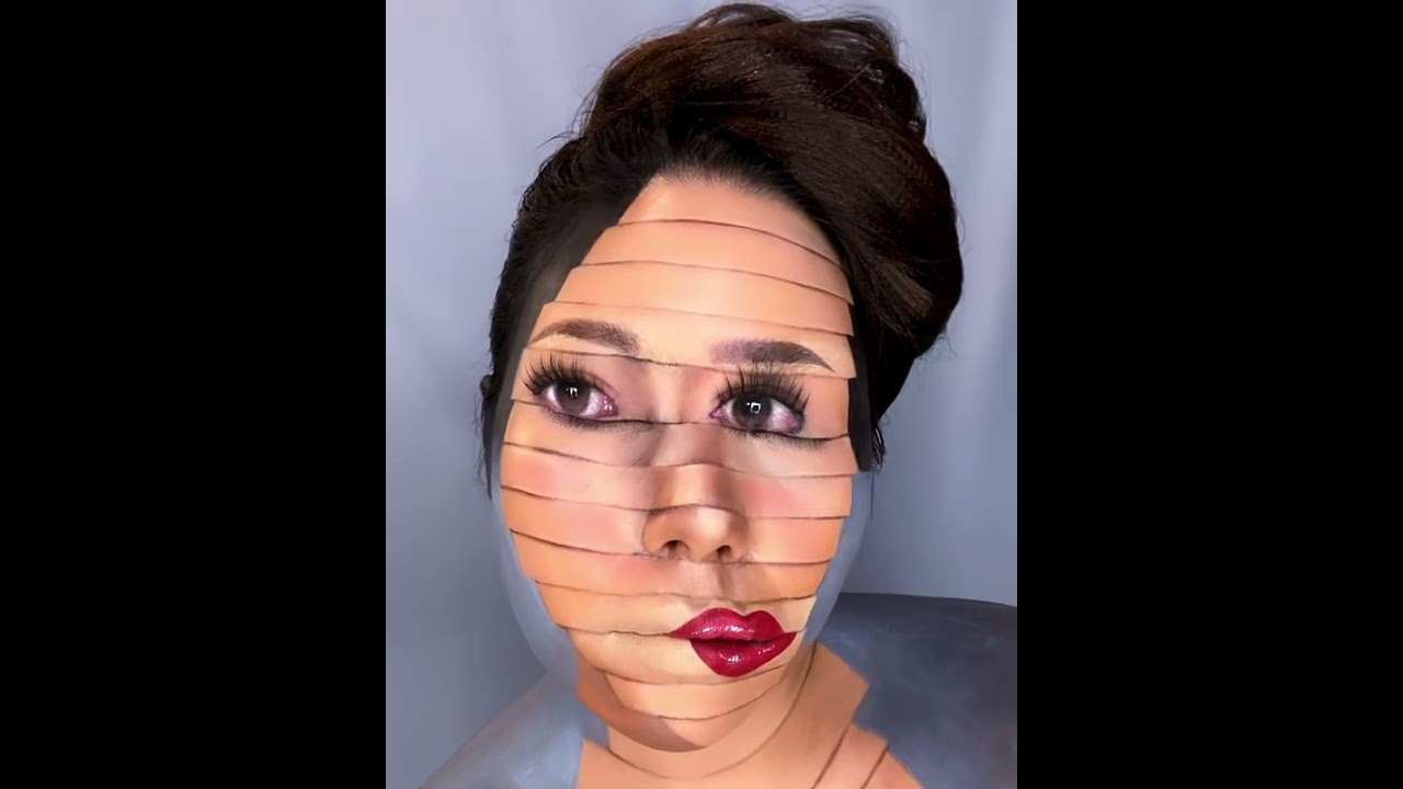 incredible 3D makeup tutorial