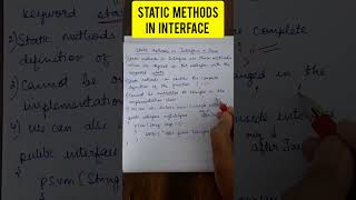Static method in interface #java #javaprogramming #learning #tutorial