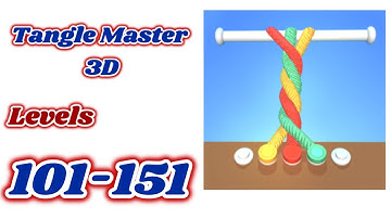 Tangle Master 3D Levels 101 - 151 Gameplay Walkthrough | (IOS - Android)