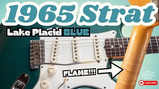 Figured Maple on a Vintage Strat? 1965 Fender Lake Placid Blue Stratocaster